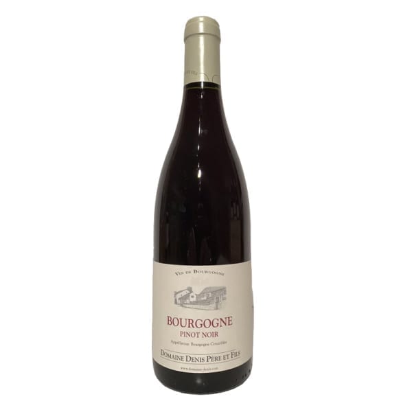 Bottle of Bourgogne Pinot Noir, Domaine Denis Red Wine