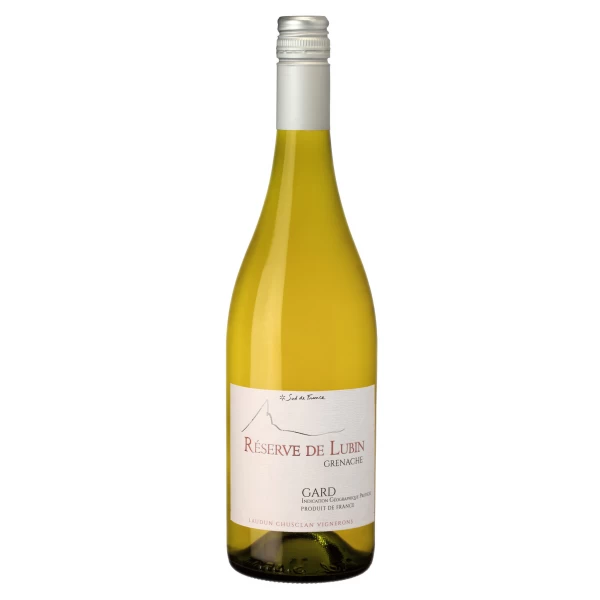 Bottle of Grenache Blanc Reserve de Lubin Maison Sinnae White Wine